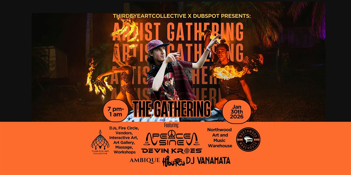 The Gathering Feat Peace Sine, Devin Kroes, Ambique, Hiburu, and DJ Vanhata