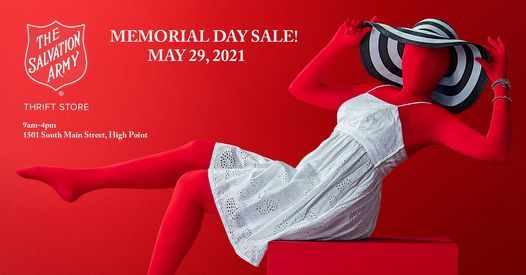 salvation army memorial day sale