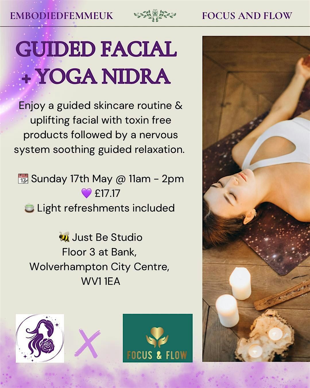 Guided Facial + Yoga Nidra