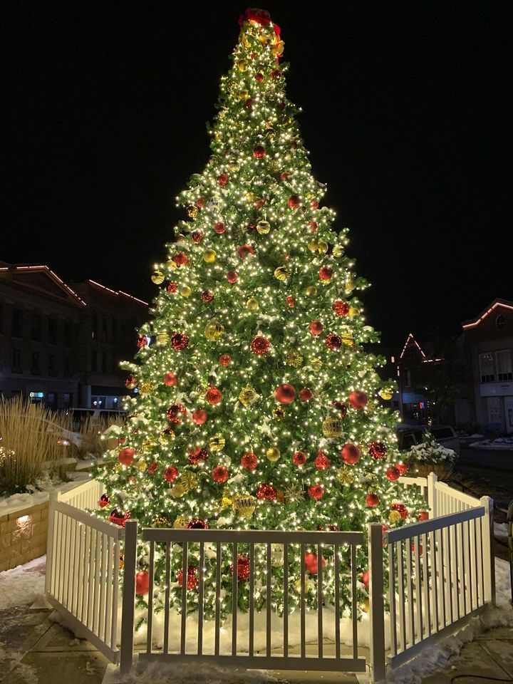 West Bend Tree Lighting Ceremony Old Settlers Park West Bend