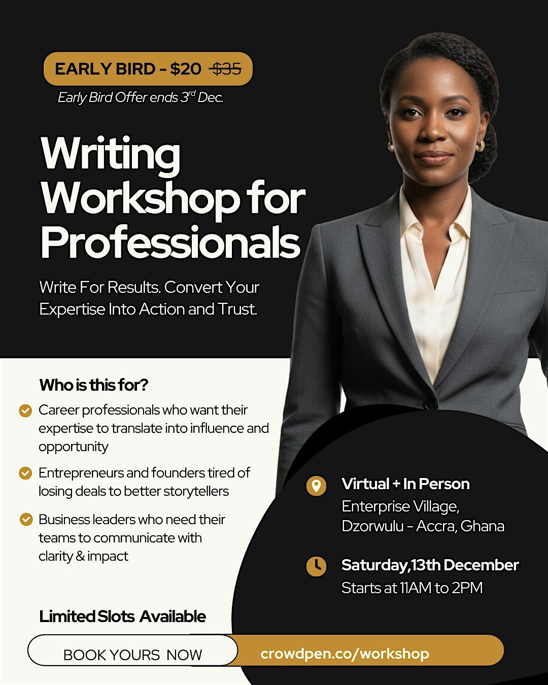 Writing Workshop For Professionals