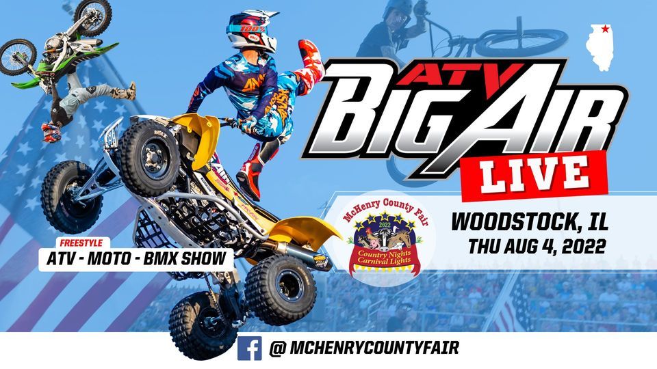 ATV Big Air Tour coming to McHenry County Fair THU AUG 4, 2022