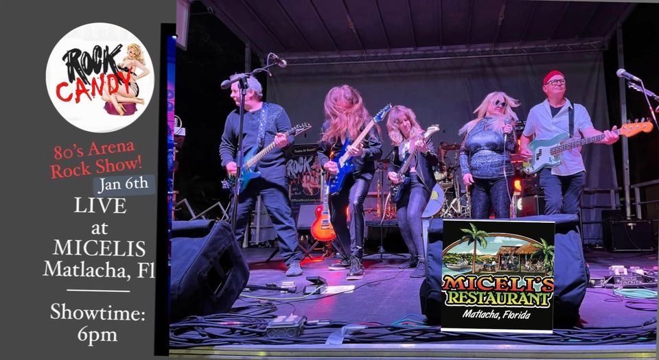 ROCK CANDY | Matlacha, Fl | Jan 6, 2024 at Miceli's Waterfront ...