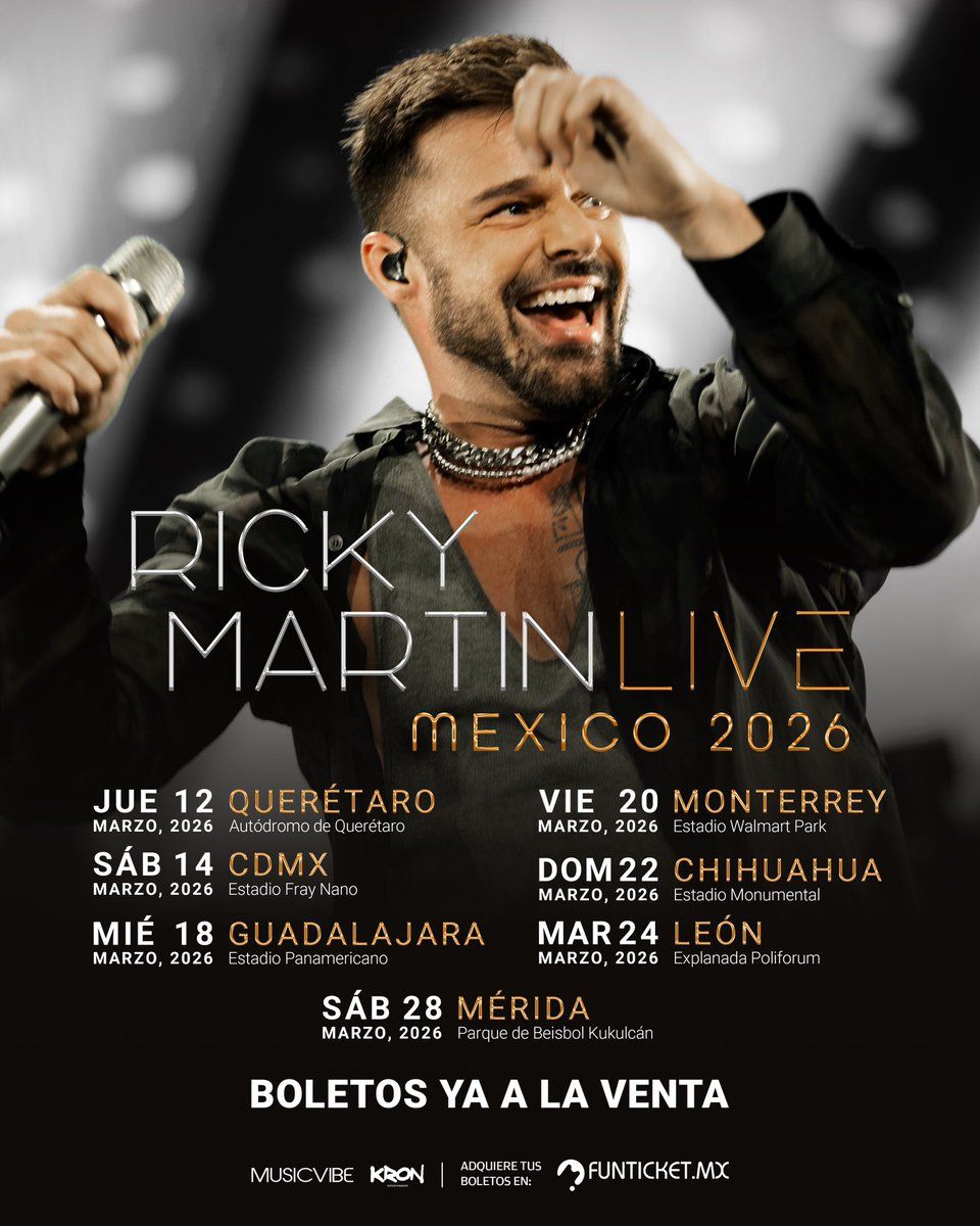 Ricky Martin Monterrey Tickets