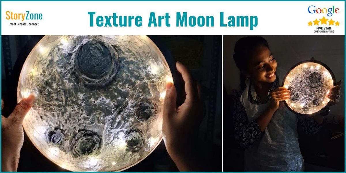 Texture Art - Moon Lamp