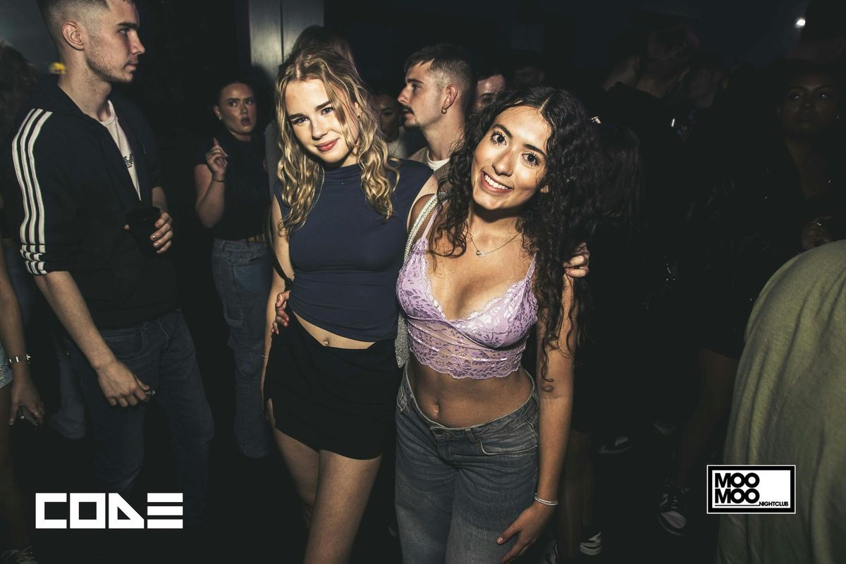 CODE Friday 10th October At MooMoo!