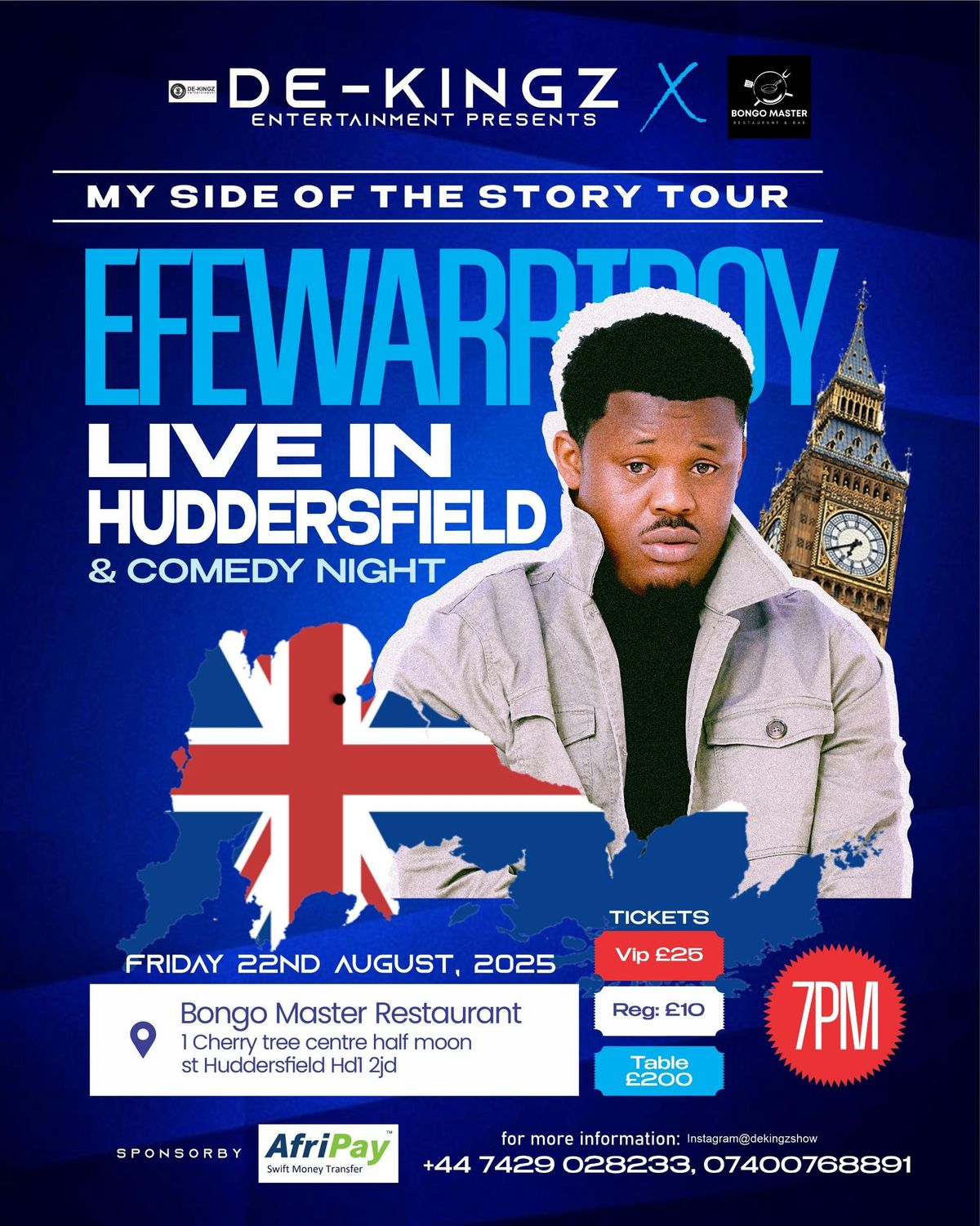 EFE WARRI BOY LIVE IN HUDDERSFIELD!