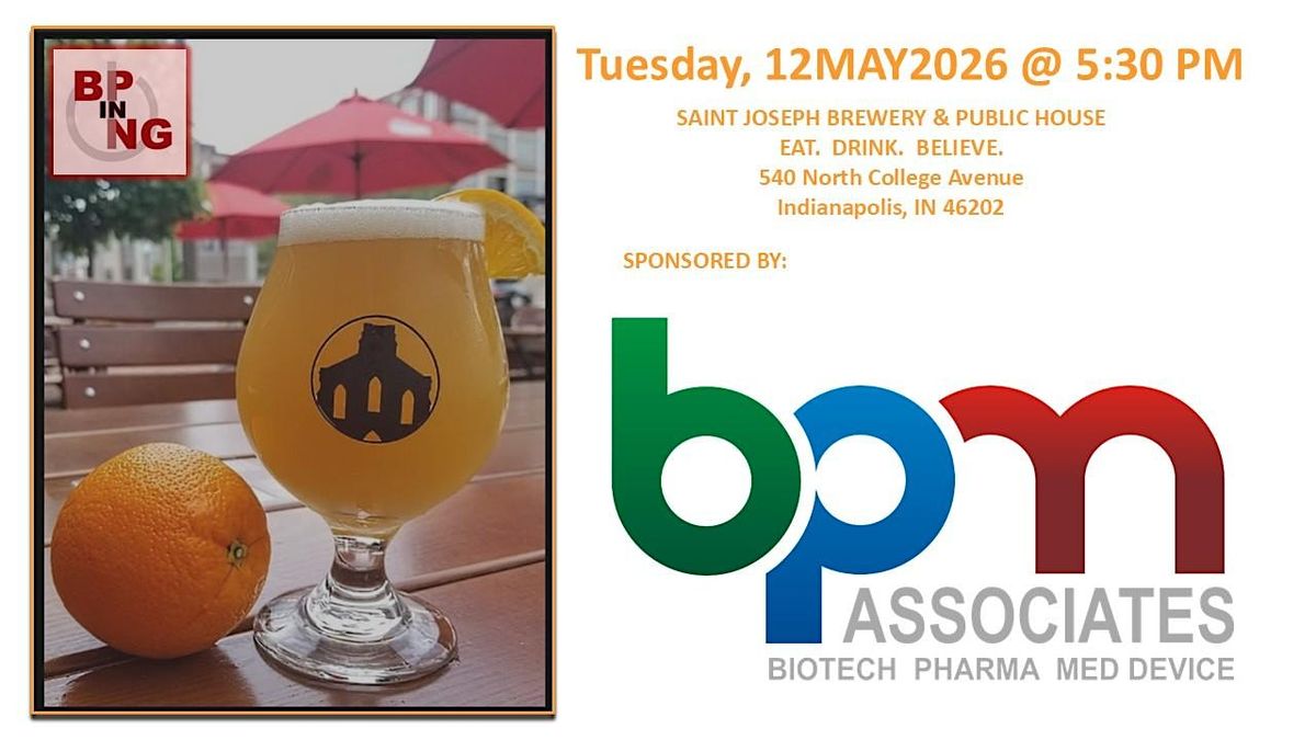 INBPNG May 2026 Event - St. Joseph Brewery!
