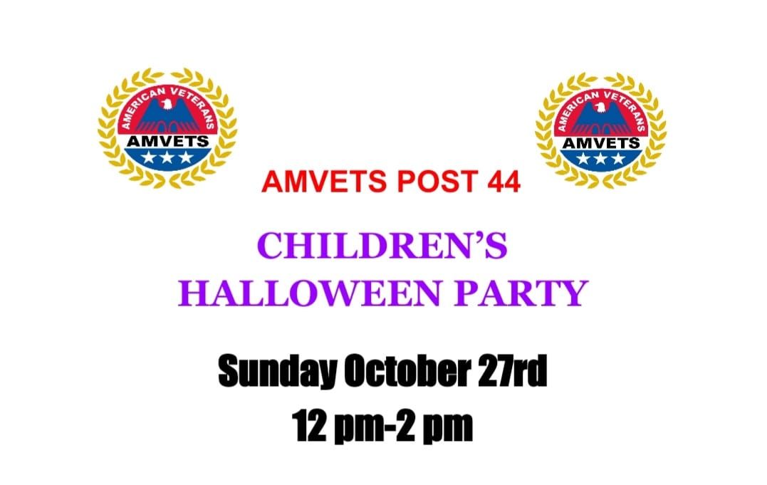 AMVETS Post 44 Childrens Halloween Party Youngstown Amvets Ohio