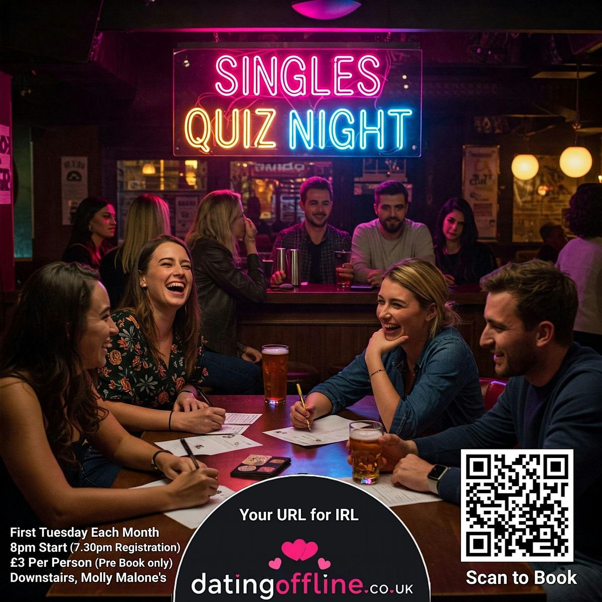 Singles Quiz Night - (Quiz Dating)