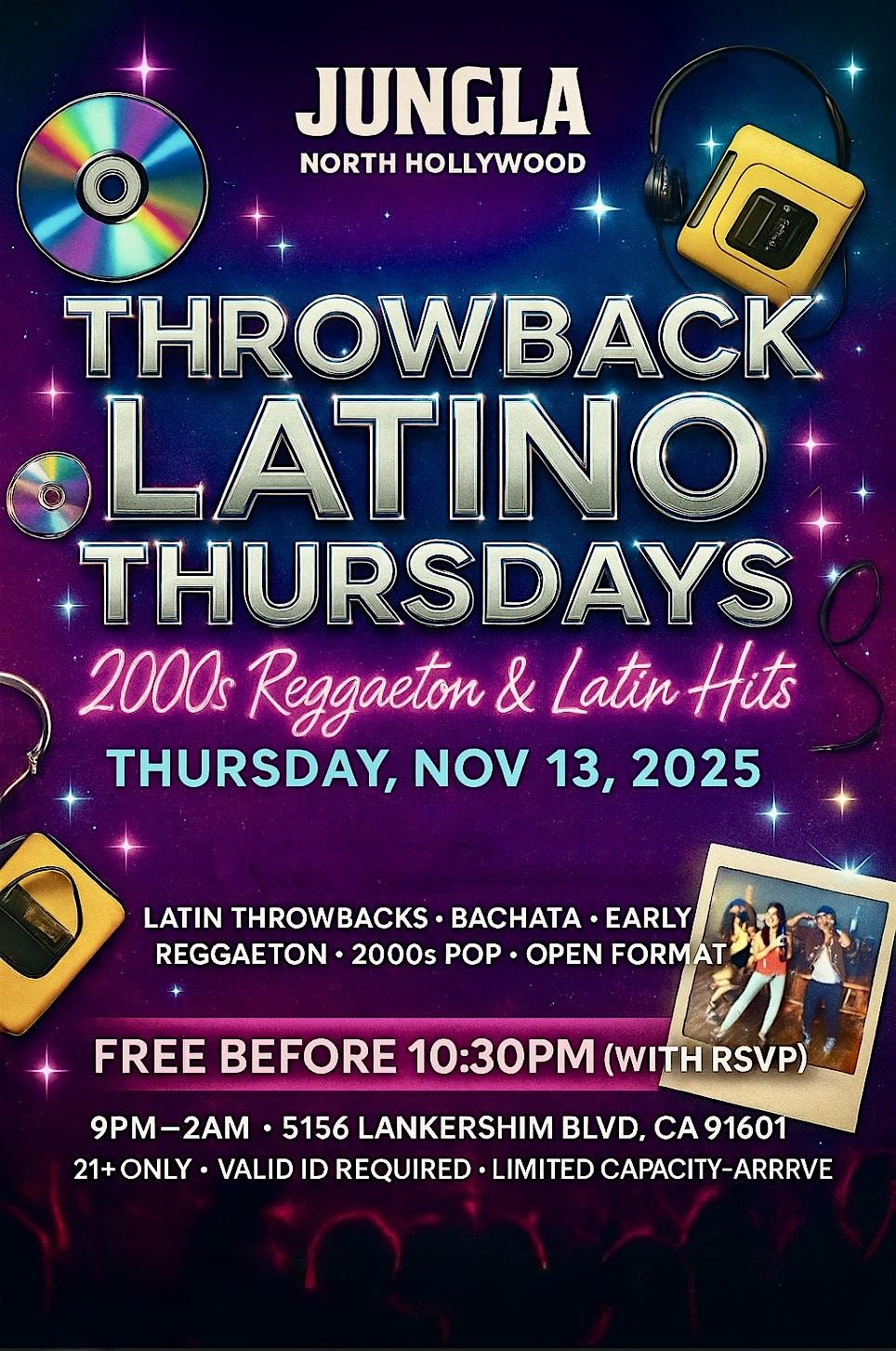 Throwback Latino Thursdays: 2000s Reggaet\u00f3n & Latin Hits