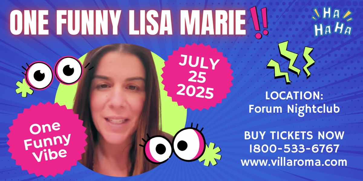 One Funny Lisa Marie at St George Theatre
