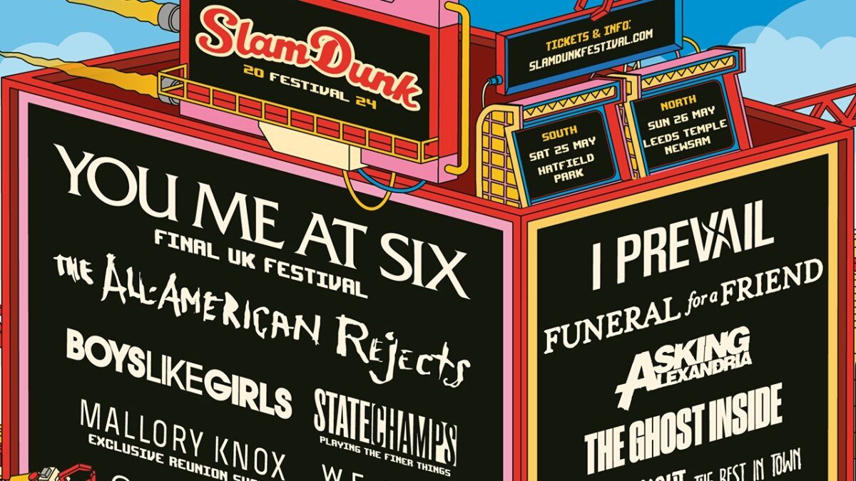 Slam Dunk Festival 2024 North You Me At Six, I Prevail, Funeral For