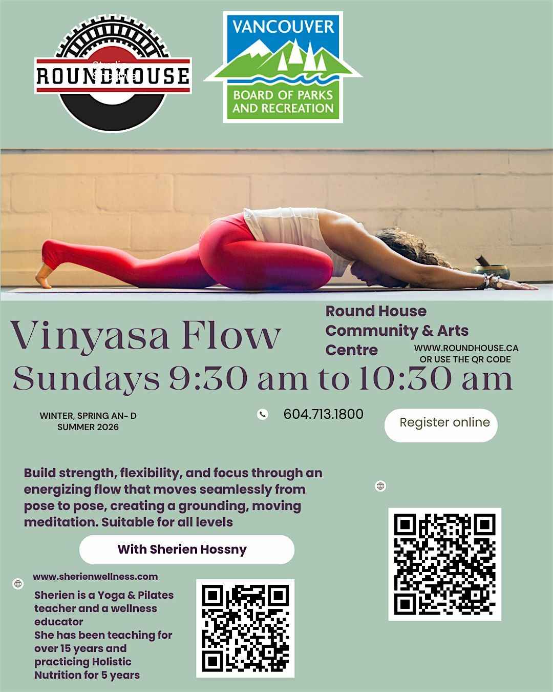 Vinyasa Flow Yoga Every Sunday