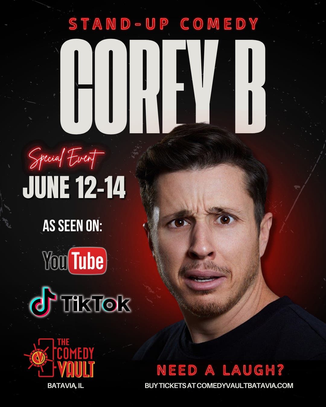 Corey B at Funny Bone - Orlando