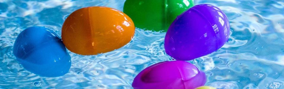 Floating Easter Egg Hunt