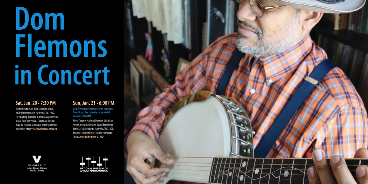 Dom Flemons at Davis Theatre