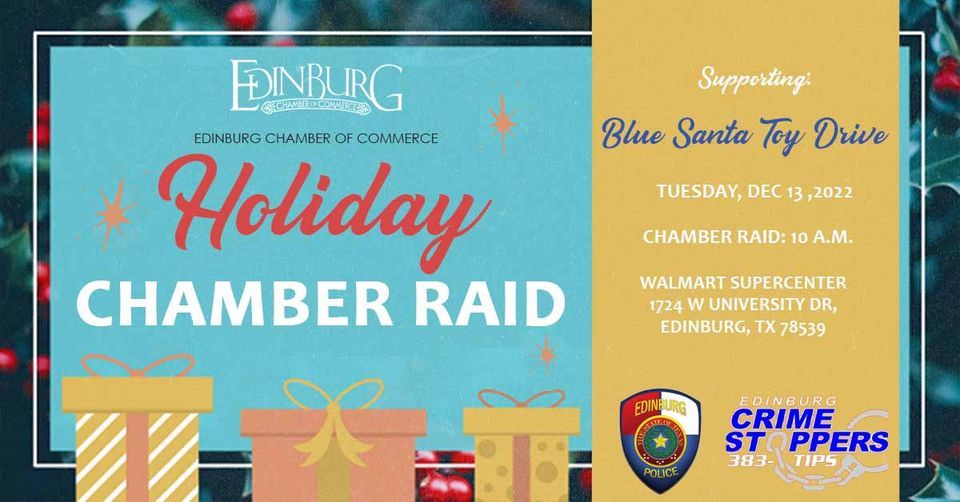 Holiday Chamber Raid - Blues Santa Toy Donation Drive | Walmart ...