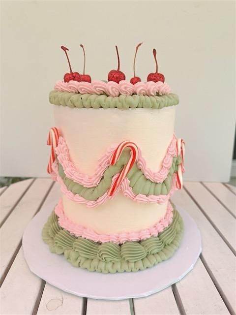 Cake Decorating Class with Wine + Charcuterie in Austin