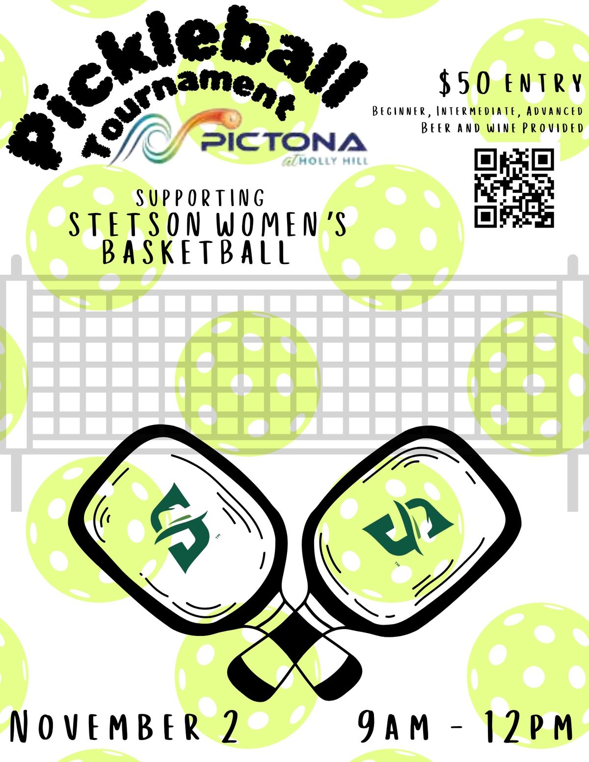 Pickleball Tournament Pictona at Holly Hill, Daytona Beach, FL