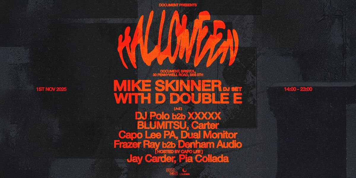Document Presents: Halloween | Mike Skinner, D Double E &amp; more