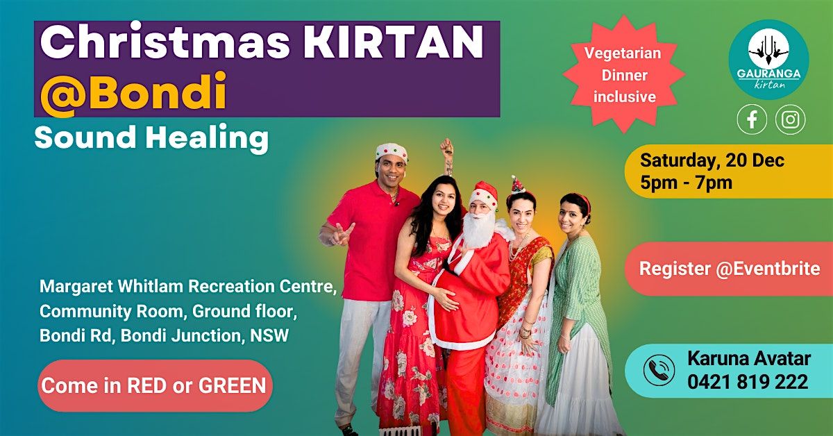 Chirstmas  Kirtan, Sound healing @ Bondi