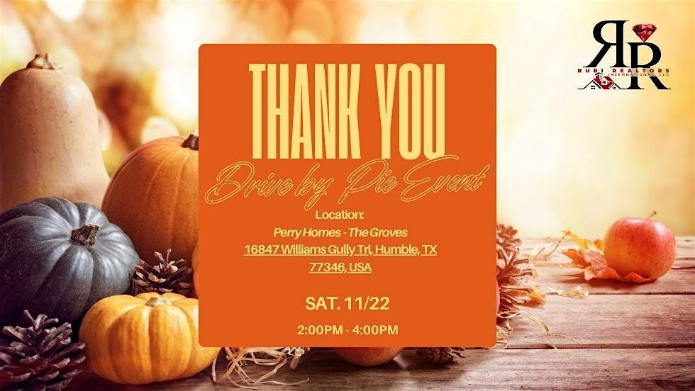 Drive by Pie Event with Rubi Realtors Int