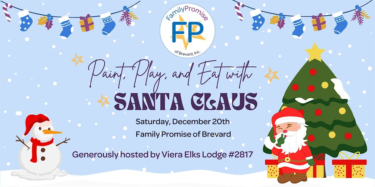 Paint, Play & Eat with Santa