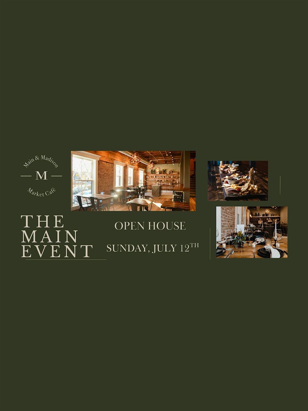 The Main Event- Venue Open House