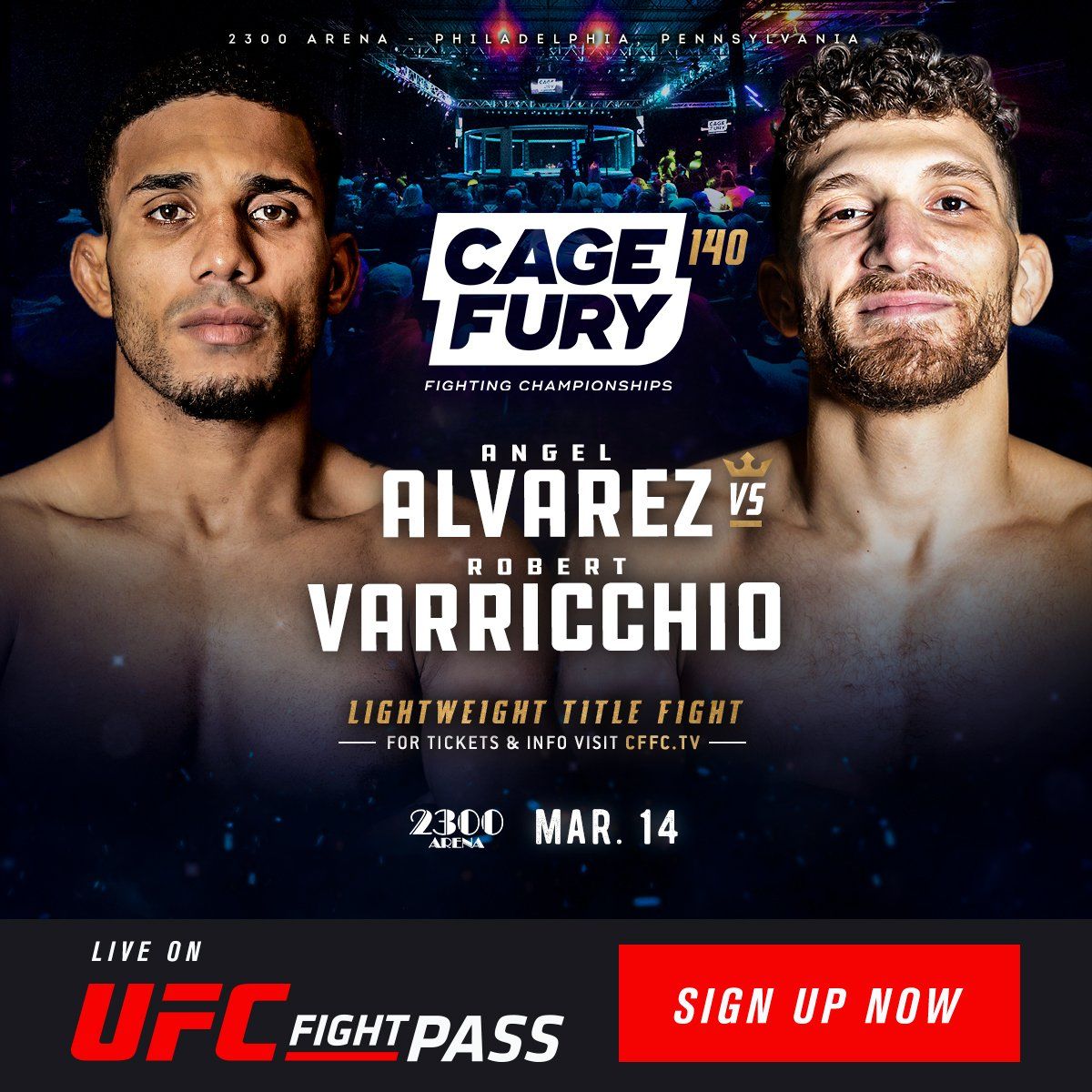 Cage Fury Fighting Championships at Etess Arena at Hard Rock Hotel and Casino