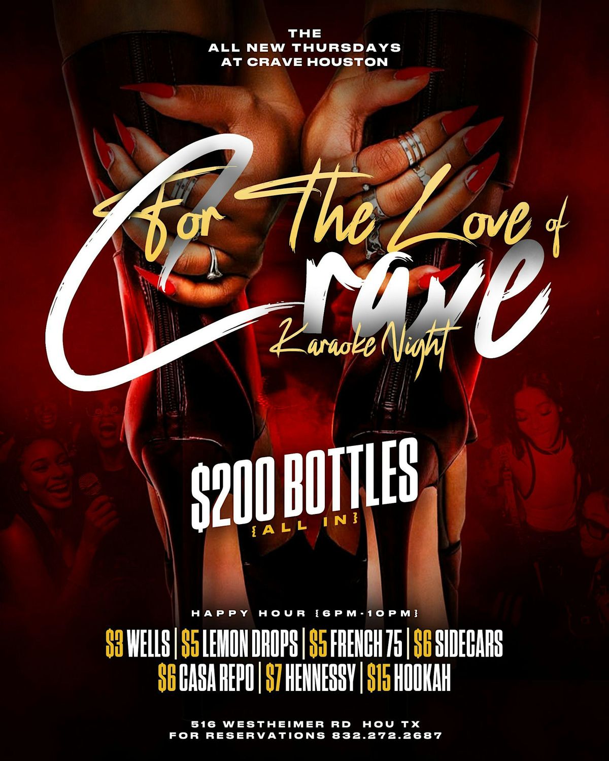THURSDAY KARAOKE: FOR THE LOVE OF CRAVE!