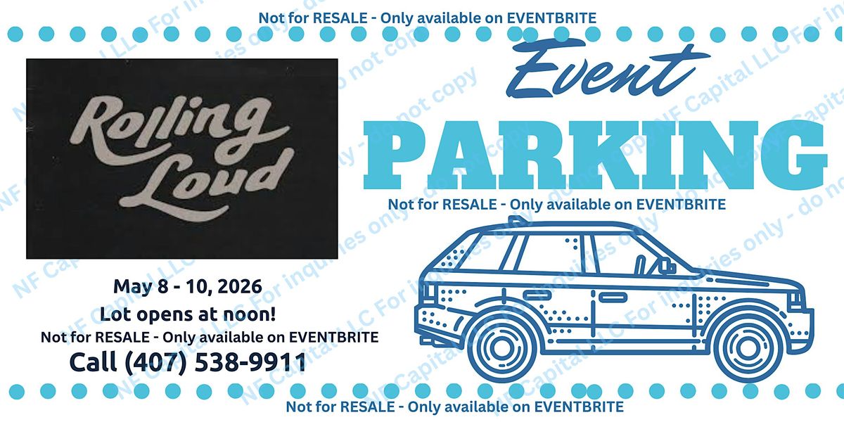 Event Parking Orlando: Rolling Loud Orlando 2026