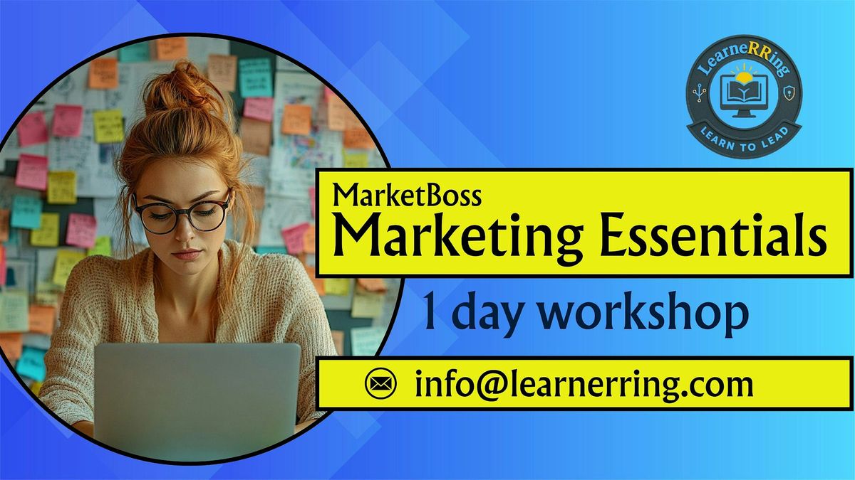 Marketing Essentials 1 Day Workshop |San Diego, CA