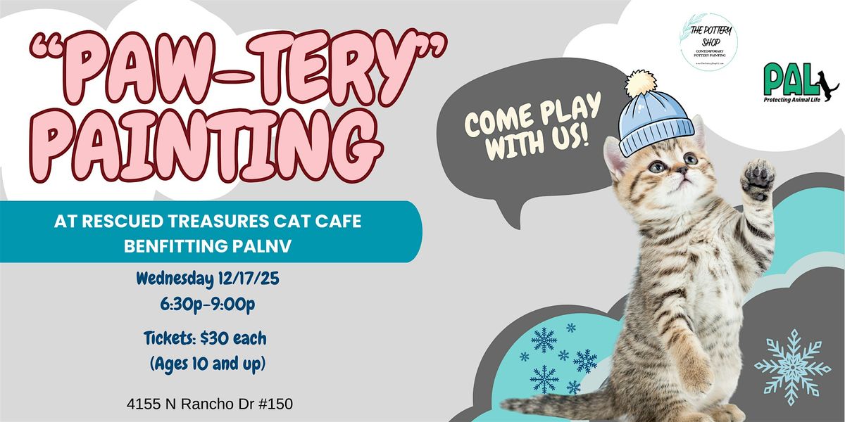 "Paw-Tery" Painting Benefitting PALNV