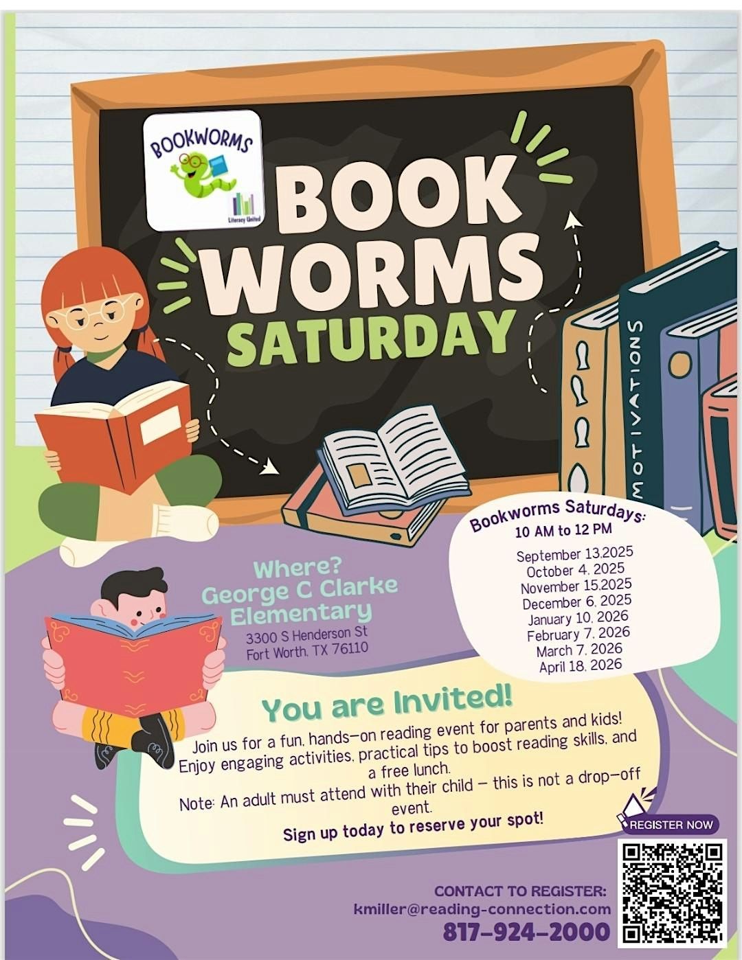 Bookworms Saturday