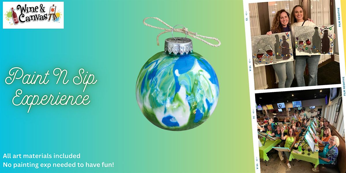 Tampa Poured Paint Ornaments