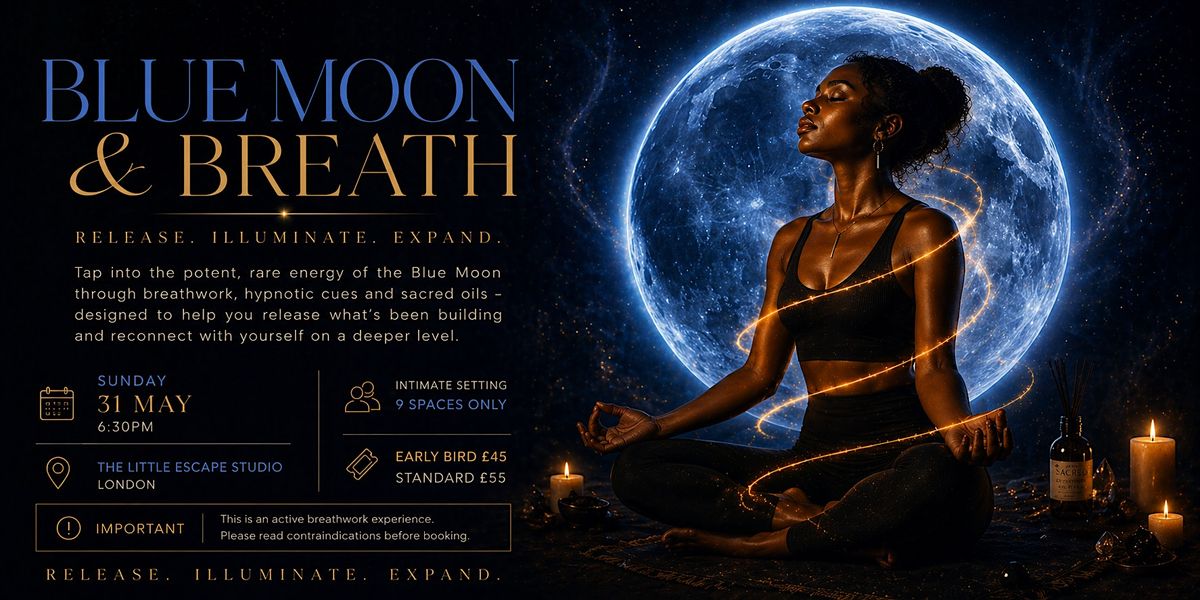 Blue Moon and Breath - hypnobreathwork experience