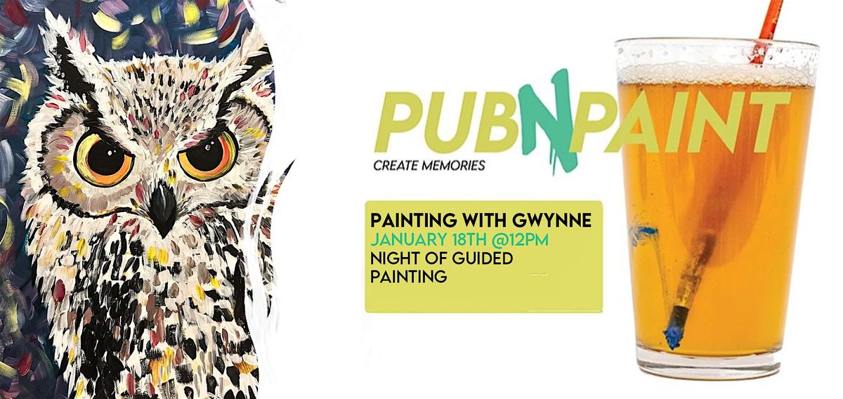 Brewhouse Paint Event with PubNPaint Jan 18th