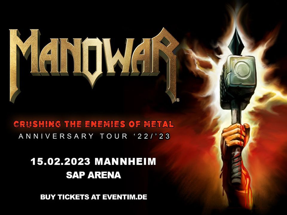 manowar tour 2023 mannheim