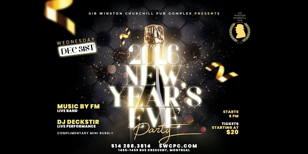 2026 NEW YEAR'S EVE CELEBRATION