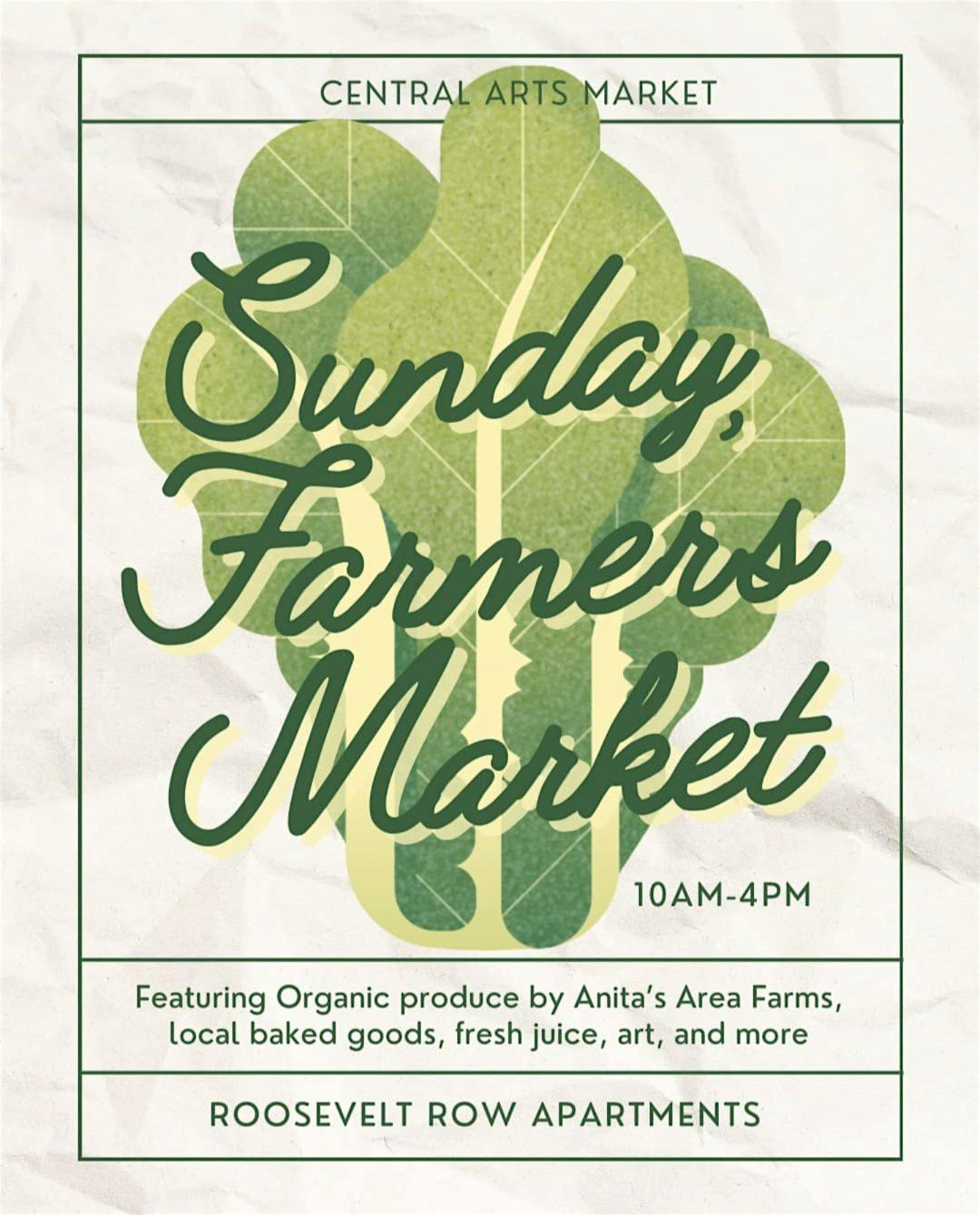 Roosevelt Row Sunday Arts Market (Encore)