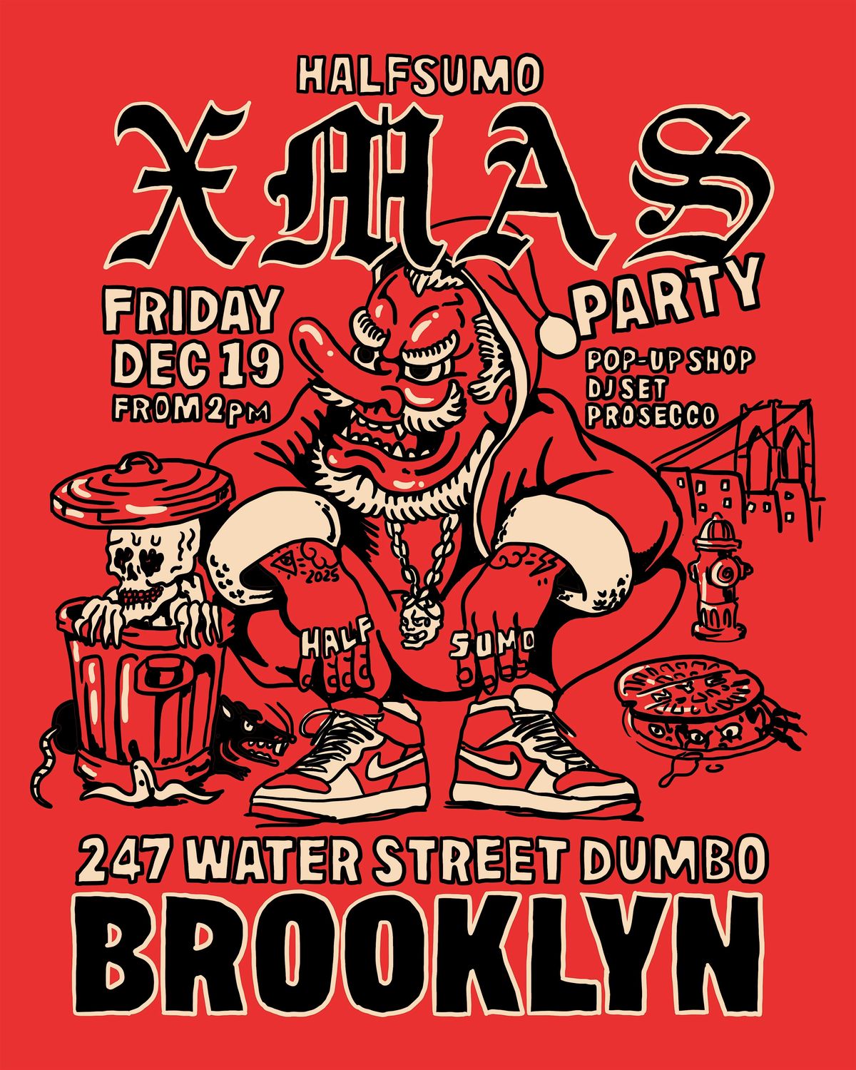 HALFSUMO XMAS PARTY AND POP UP