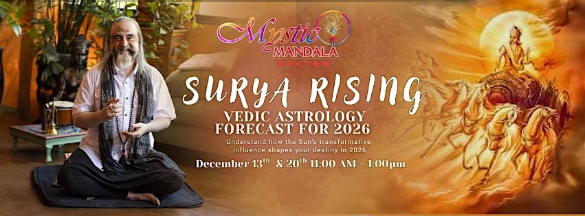 Surya Rising: Vedic Astrology Forecast for 2026 December 20th
