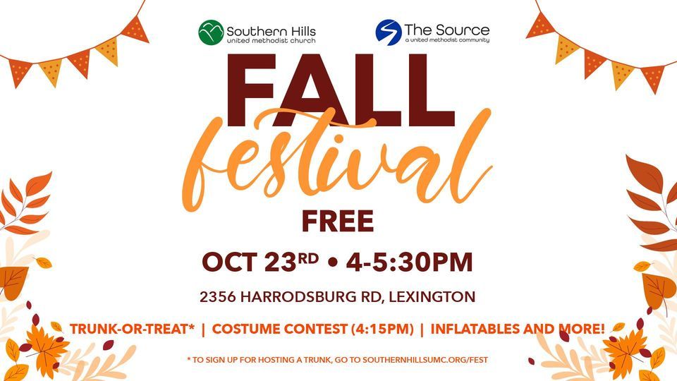 Fall Festival! Southern Hills United Methodist Church, Lexington, KY