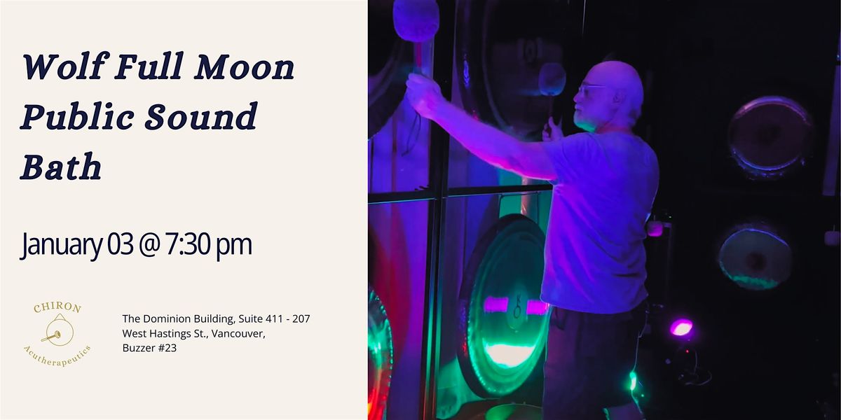 Wolf Full Moon Sound Bath