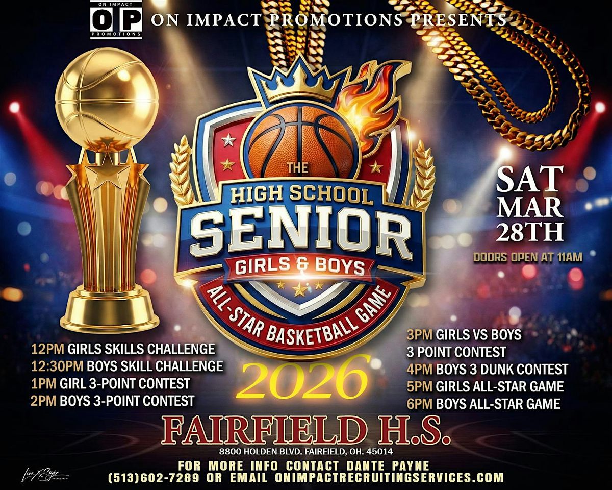High School Senior Girls and Boys All Star Basketball Game 2026