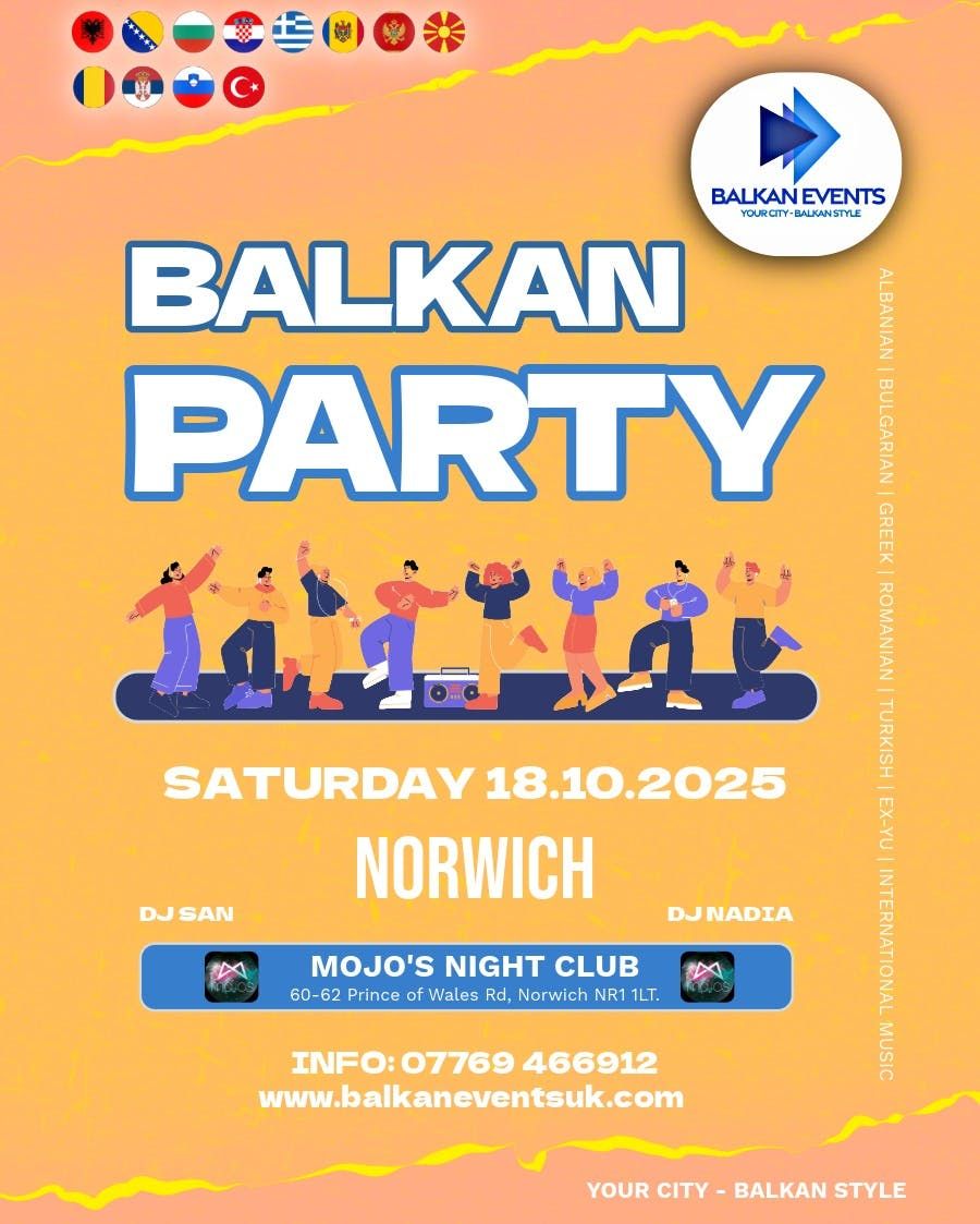 BALKAN Party NORWICH - Autumn Celebrations