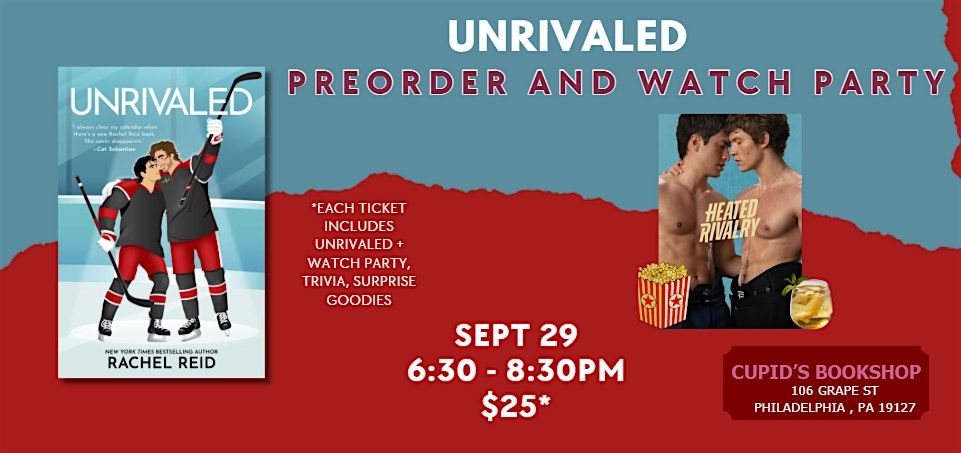 Preorder Unrivaled + Heated Rivalry Watching Party