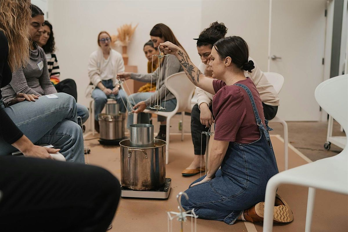 Winter Solstice Taper Dipping Workshop at Mother Earth Gardens