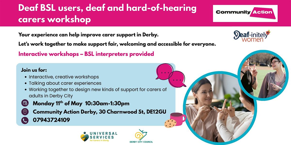 Derby Deaf Carers Connect Workshop